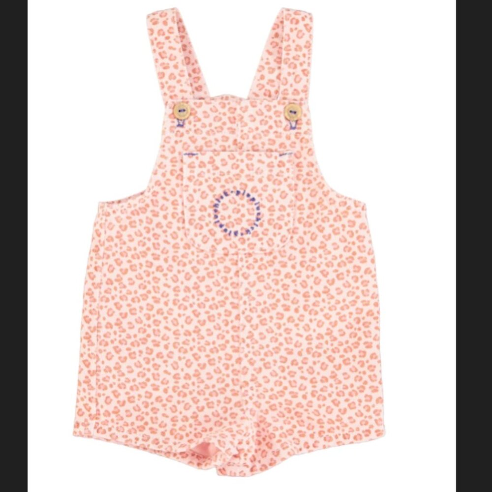 Piupiuchick Orange Animal print overalls